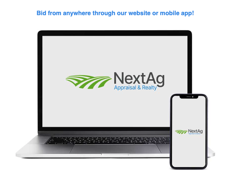 Schedule your next online auction with NextAg Real Estate.